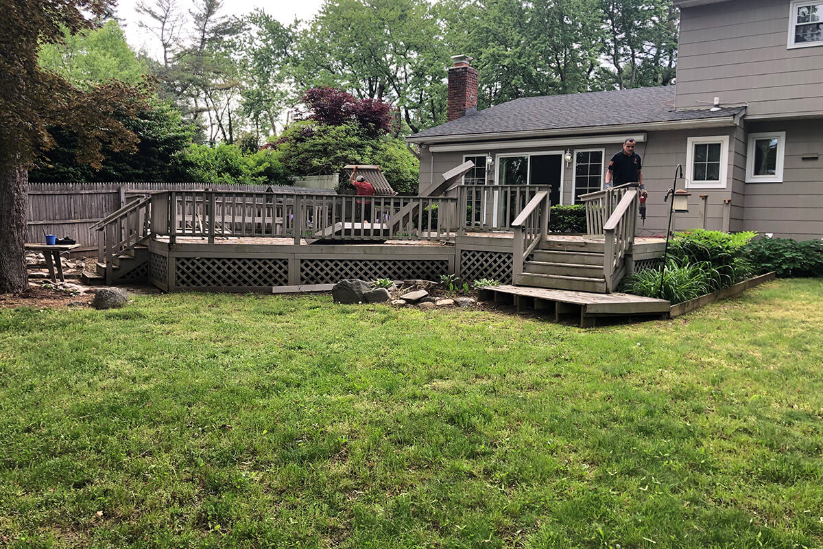 deck rip out services on long island